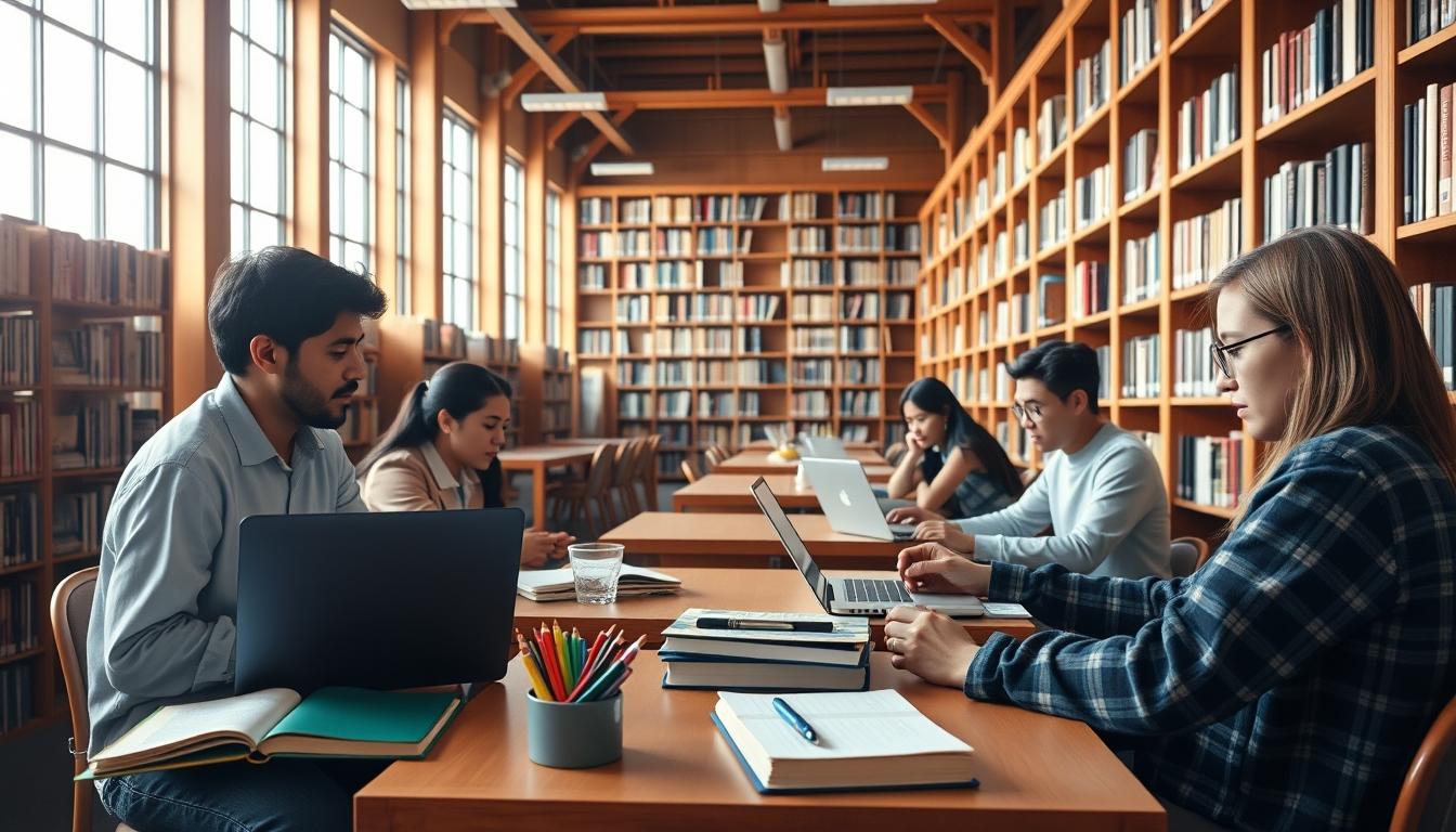 Organized study environment supporting productive learning